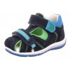 SUPERFIT dětské sandály FREDDY dark blue/green 1-609145-8020