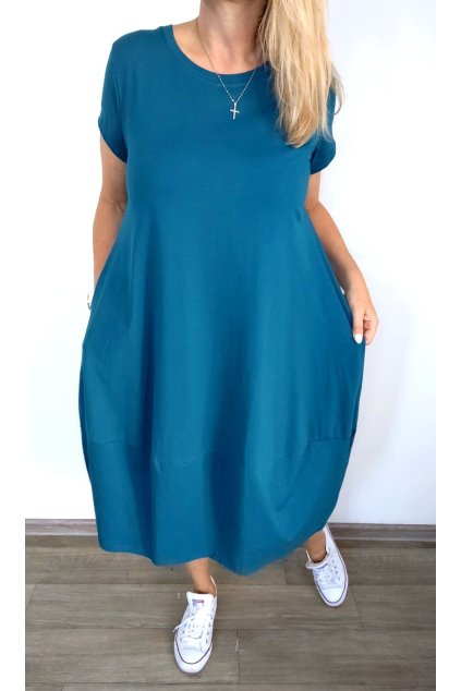 Dámské pružné bavlněné šaty JULIE XXL