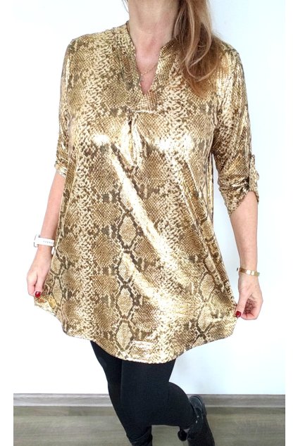 Dámská zlatá tunika STELLA UNI