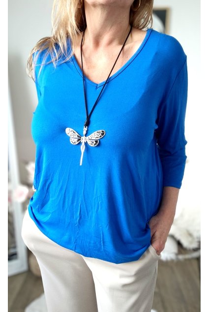 Dámské triko dole do gumičky DORIS UNI