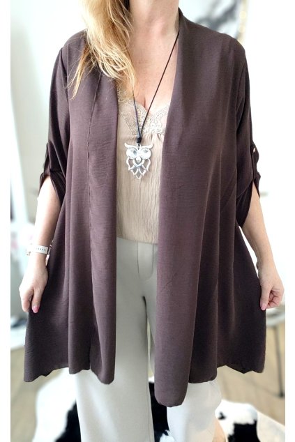 Dámský lehký kardigan se splývavým efektem UNI