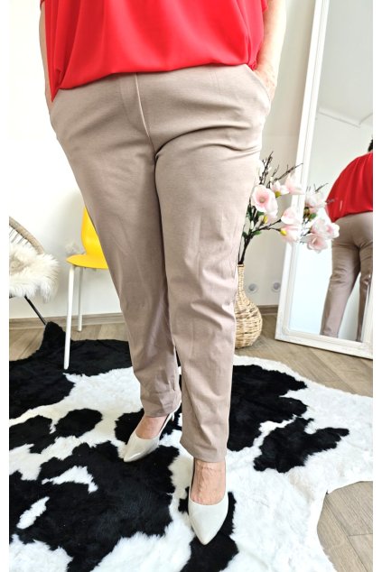 Dámské pružné kalhoty LA PERLA 3XL