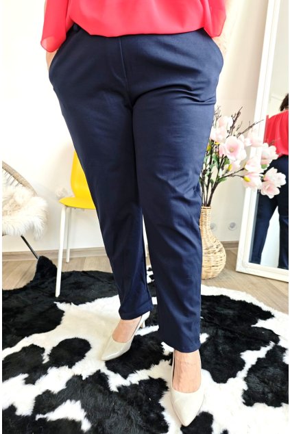 Dámské pružné kalhoty LA PERLA 3XL