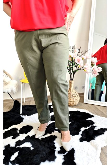 Dámské pružné kalhoty LA PERLA 6XL