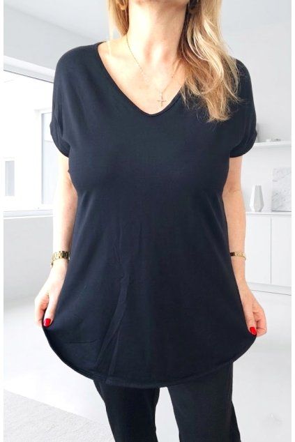 Dámské basic bavlněné triko MAGLIA COMODA UNI