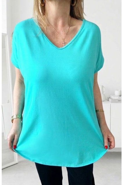 Dámské basic bavlněné triko MAGLIA COMODA UNI