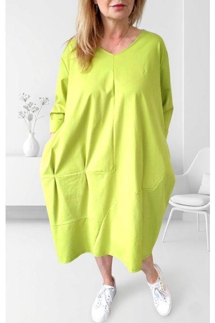 Dámské PLUS SIZE ŠATY SANDRA UNI