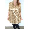 Dámská zlatá tunika STELLA UNI
