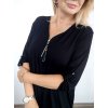 Dámské tuniko šaty se zipem XXL/XXXL