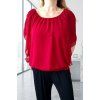 Dámská elegantní netopýří halenka LUCCA PLUS SIZE