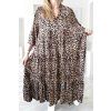 Dámské leopardí šaty SAFARI CHIC UNI