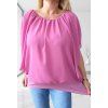 Dámská elegantní netopýří halenka LUCCA PLUS SIZE