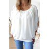Dámská elegantní netopýří halenka LUCCA PLUS SIZE
