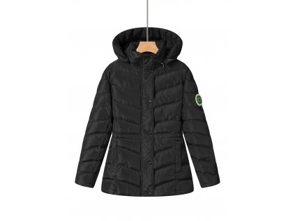 damska presivana zimna bunda cool black