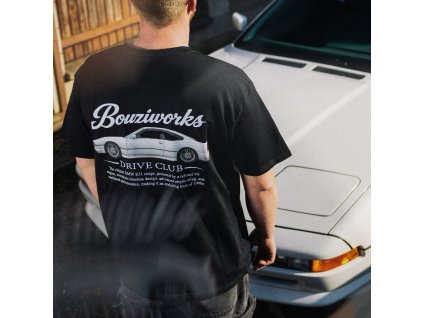 Tričko BMW E24 Upside Down x BOUZIWORKS