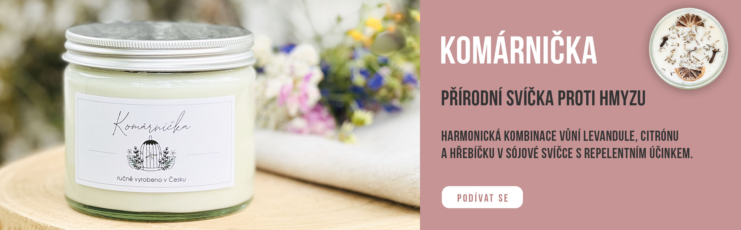 Svíčka proti komárům