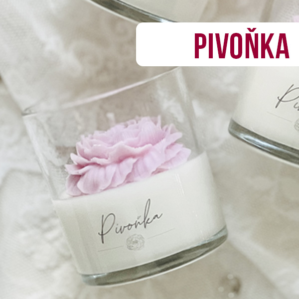 Svíčka Pivoňka