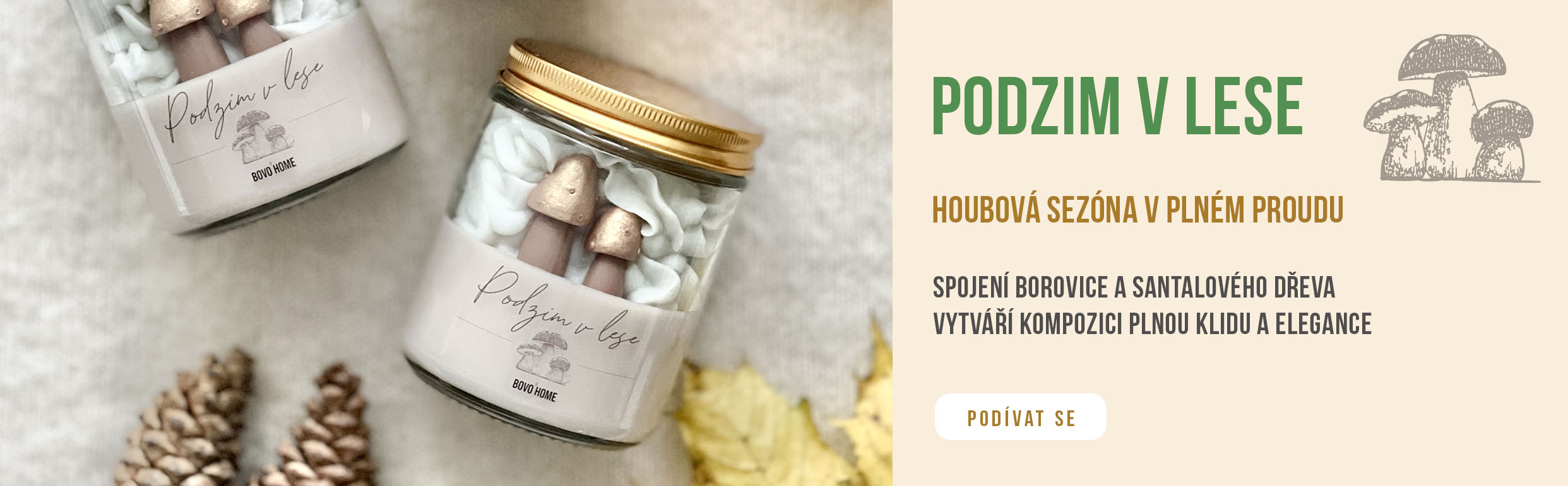 Podzimní svíčka - Podzim v lese