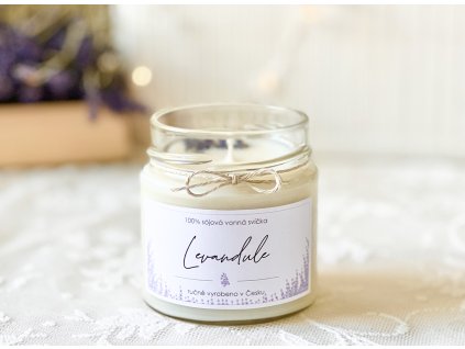 Svíčka levandule