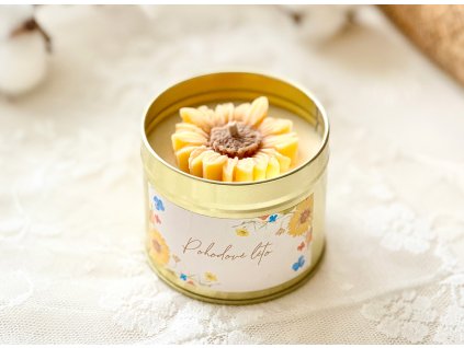 Svíčka vůně lipový květ a meruňka