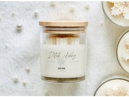 Vánoční svíčka sněhová vločka