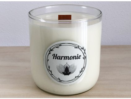 Vonná sójová svíčka Harmonie pro pohodu a relaxaci 240 ml
