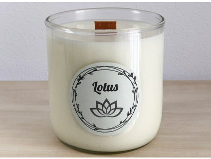 Vonná sójová svíčka Lotus 240 ml