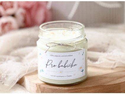Svíčka dárek Pro babičku