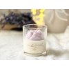Sójová vonná svíčka vůně Vanilka a Levandule