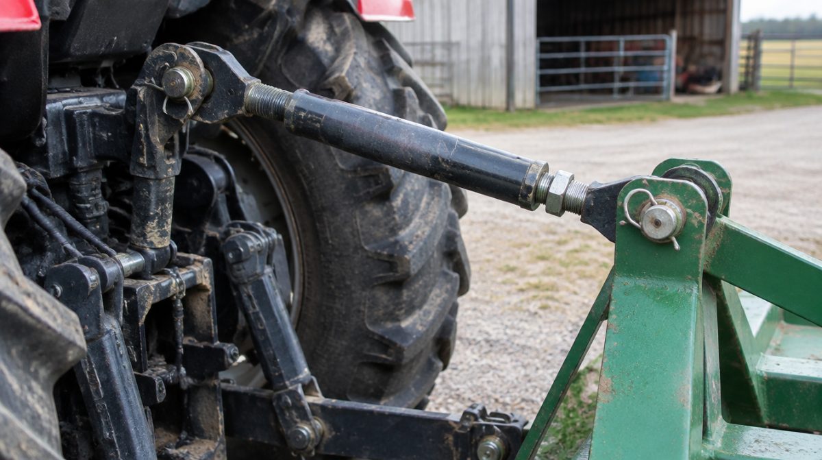 Jak vybrat třetí bod na traktor: kategorie, délka a závit