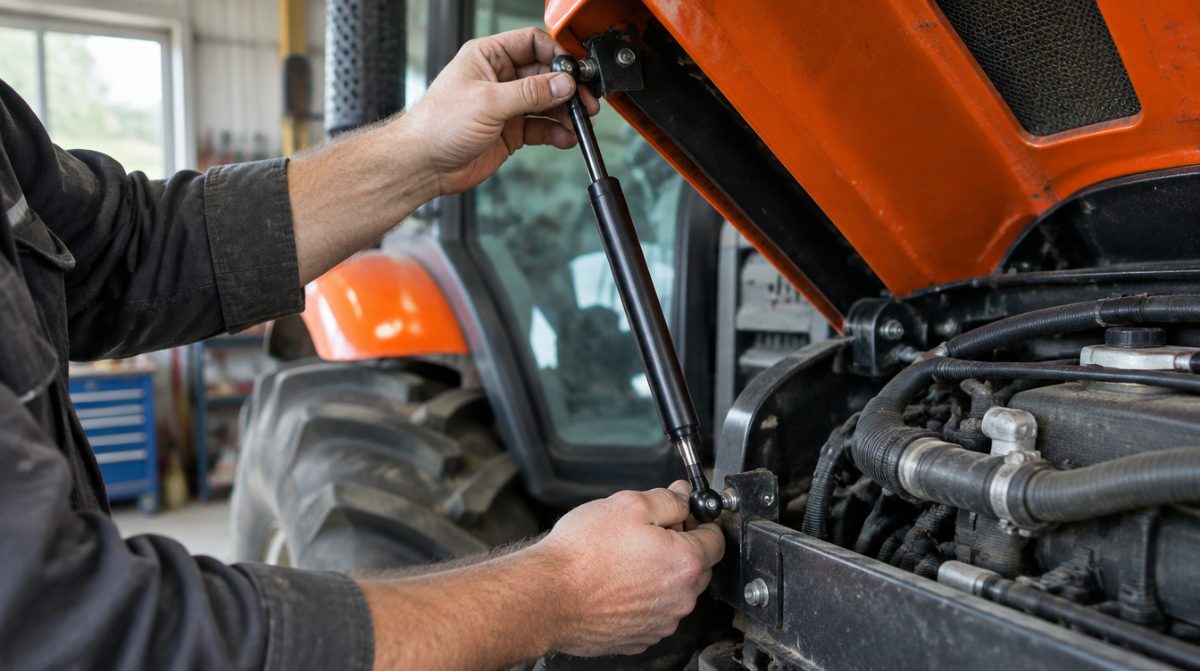 Plynová vzpěra na traktor: jak vybrat a vyměnit