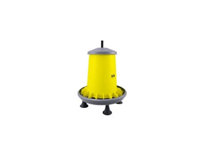 Automatické krmítko pro slepice ARCUS GYRO, nastavitelné, závěsné, 9 L, s nožičkami