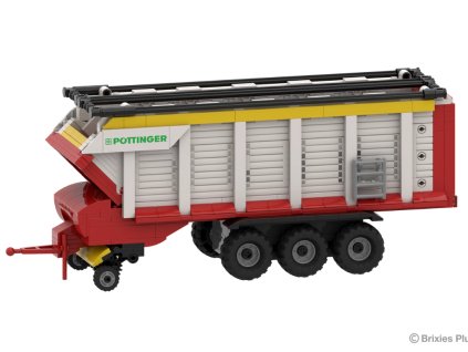 Stavebnice senážního vozu Pöttinger Jumbo 585 dílků Brixies Plus
