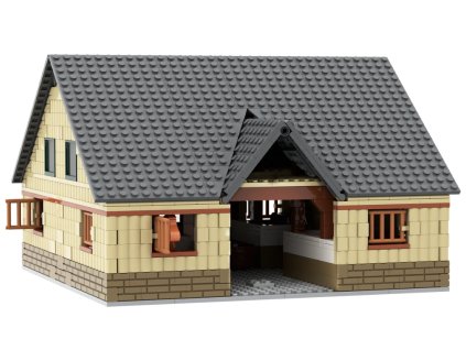 Stavebnice stájí Brixies Plus stodola + stáje 815 díků