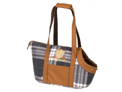 cazo taska cestovni pro psy oxford karovana 30 x 40 x 24 cm
