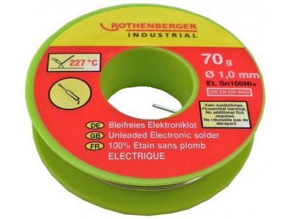 Rothenberger - bezolovnatá elektronická pájka 30g