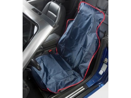 Nylonový ochranný povlak na přední sedadlo SR990303 - modrý
