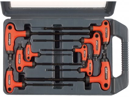 EXTOL PREMIUM T-klíče TORX, sada 9ks, T10-50