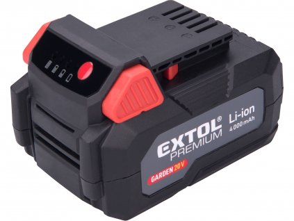 EXTOL PREMIUM baterie akumulátorová, 20V Li-ion, 4000mAh