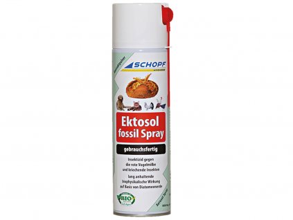 BIO křemenitý prášek ve spreji k hubení čmelíků i štěnic SCHOPF EKTOSOL FOSSIL SPRAY 500ml