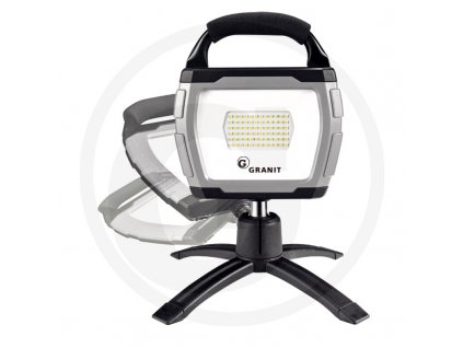 Akumulátorový LED reflektor GRANIT BLACK EDITION
