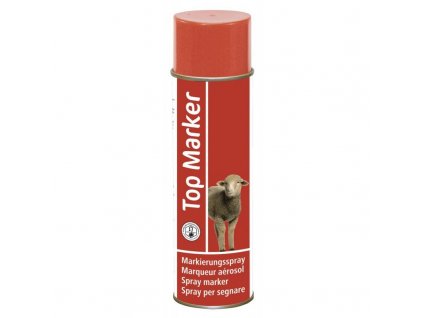 Značkovací sprej na ovce TopMarker 500 ml, červený