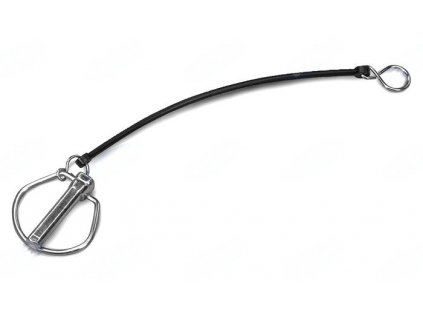 zajišťovací kolík 10 mm s gumovým zajištěním 240 mm