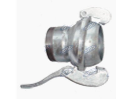 Spojka samec x závit 159 mm, 6" - zinek