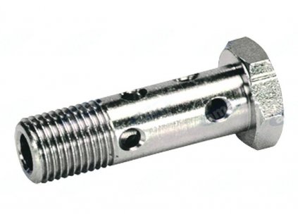 Průtokový šroub dvojitý 1/4" / 48,5 mm