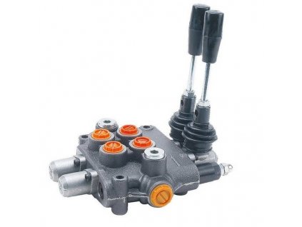 dvoupáčkový hydraulický rozvaděč BASIC, 180bar/80 l