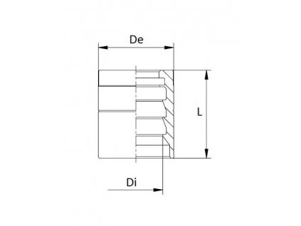 Lis. objímka 5/16" SAE 100 R1A - EN 853 1ST