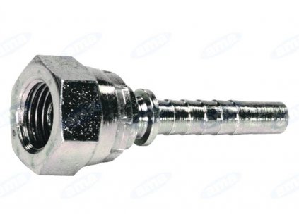 Lis. armatura s vnitřním závitem a těsnicí hlavicí 60 st. 1/4" - 1/4"