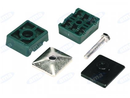 Příchytka trubky 2x10 mm