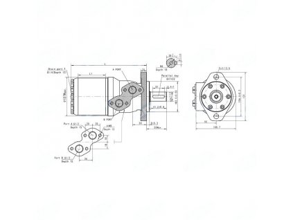 Hydraulický motor REFLUID BMR 160